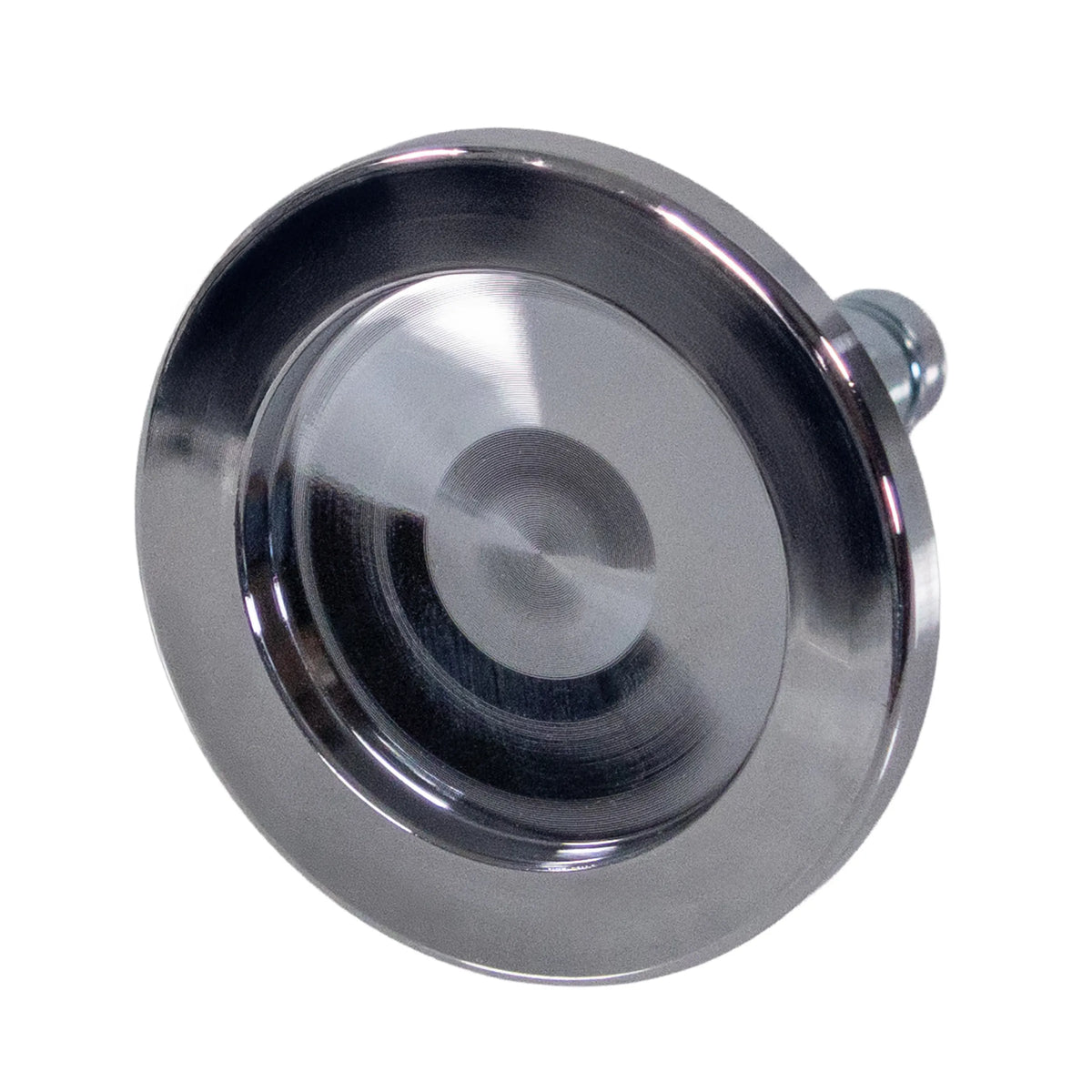 Silverfärgade möbeltassar STAND C för mattgolv med 11 mm diameter från hjh OFFICE