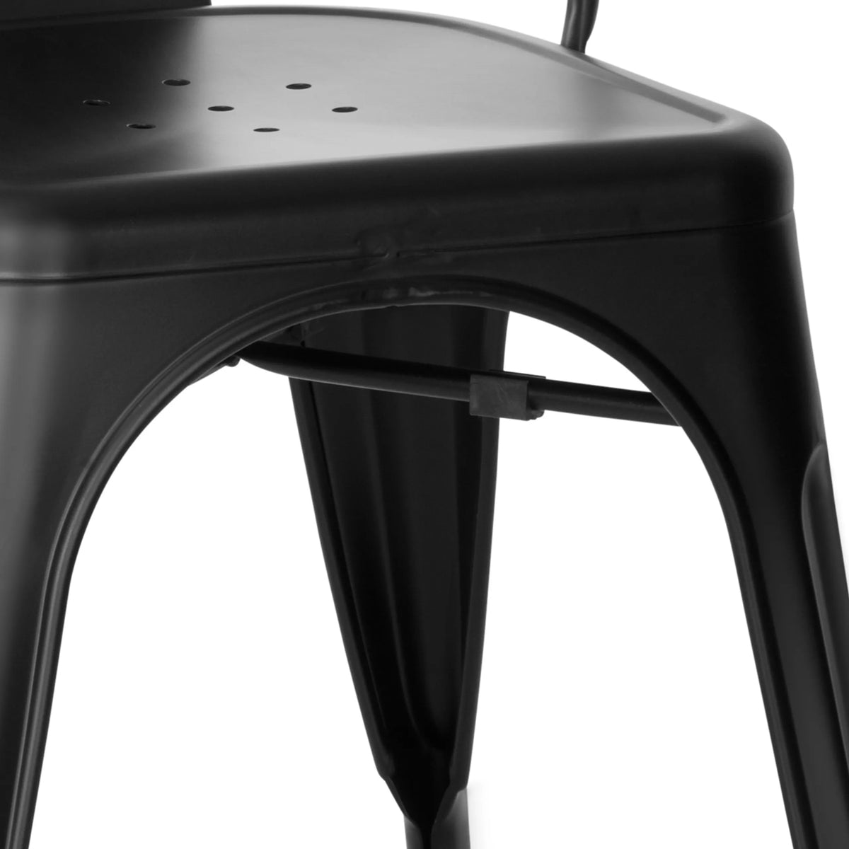 Sits och underrede till Bistrostol VANTAGGIO BRUSH i svart från hjh OFFICE