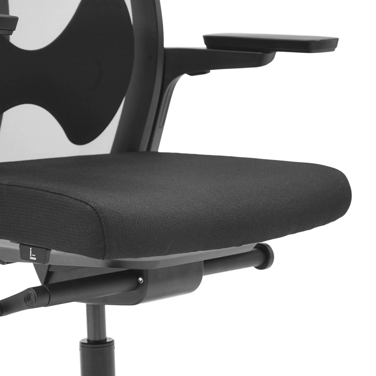 Svart sits och armstöd på den professionella kontorsstolen ARCEO B från hjh OFFICE
