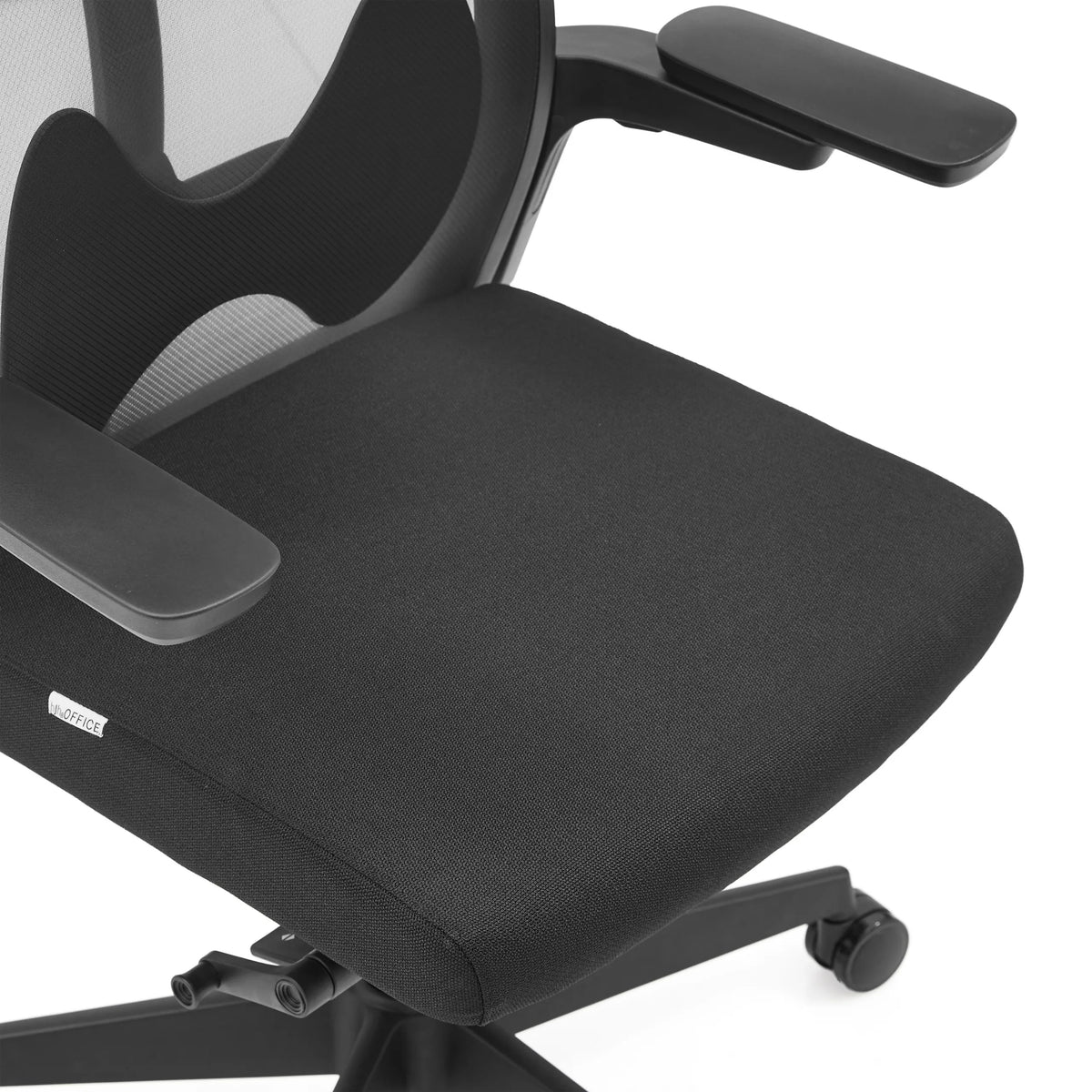 Svart sits och armstöd på den professionella kontorsstolen ARCEO B från hjh OFFICE