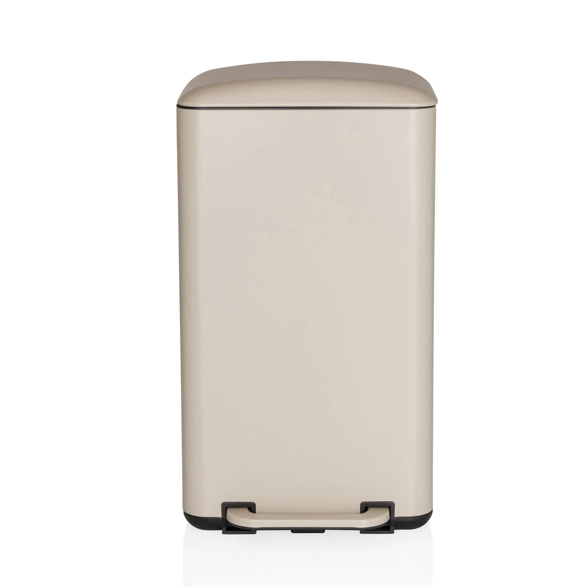 Beige papperskorg CLEAN BEVA med 30 liters kapacitet och fotpedal från hjh OFFICE
