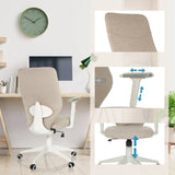 Beige Home Office kontorsstol COSIO II med justerbara armstöd och sitthöjd från hjh OFFICE