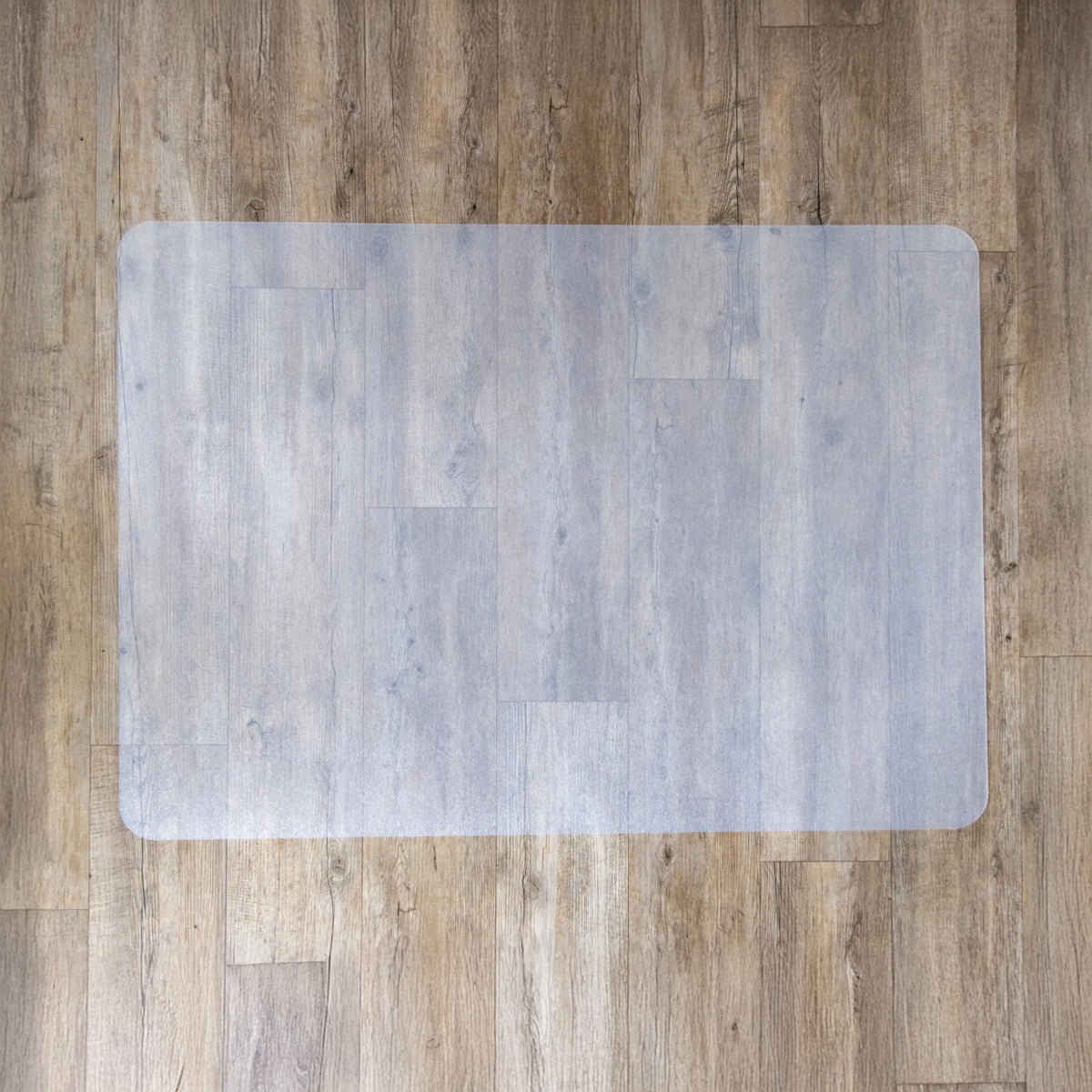 Mjölkvit Skyddsmatta FORTIFLEX för hårda golv, 120 x 90 cm från hjh OFFICE