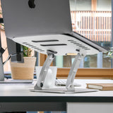 Silverfärgad justeringsmekanism för Underlägg för bärbar dator LAPTOP STAND från hjh OFFICE