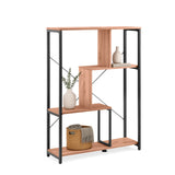 Kalag Eco hylla med svart metallram och hyllplan i eklook från hjh LIVING