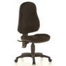 Schwarzer Homeoffice-Bürostuhl WELLPOINT 10 mit gepolsterter Sitzfläche und Rückenlehne von Topstar