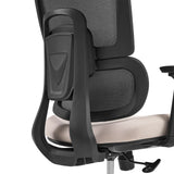 Baksidan av ryggstödet med nättyg på Professionell kontorsstol Ergomy Pro från hjh OFFICE