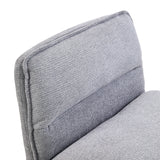 Mörkgrå tygbeklädnad på ryggstödet till Loungefåtölj Criss-Cross 20 från hjh LIVING