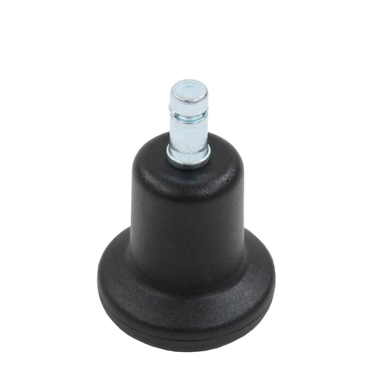 Svarta möbeltassar 5 x STAND Nr. 10 med 10 mm metallstift för alla golv från hjh OFFICE