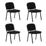 Set med fyra svarta fyrbenta stolar XT 600 från hjh OFFICE