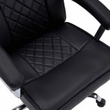 Svart quiltad sits och ryggstöd på Relax Prestio Home Office kontorsstol från MyBuero