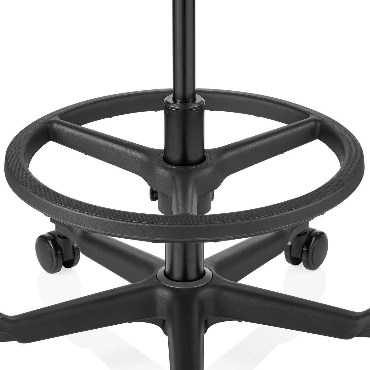 Svart fotring med hjul till Arbetsstol WORK MF2 från hjh OFFICE