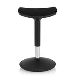 Svart ståstol BALANCE SIT I B med svängd sits och rund fot från hjh OFFICE – 360-gradersvy (framifrån 0°)