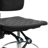 Sits och justeringsspak för höjd och lås på Bardiskstol TOP WORK 23 I från hjh OFFICE
