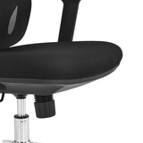 Sits och gasfjäder på den professionella kontorsstolen Ergosento i svart från hjh OFFICE