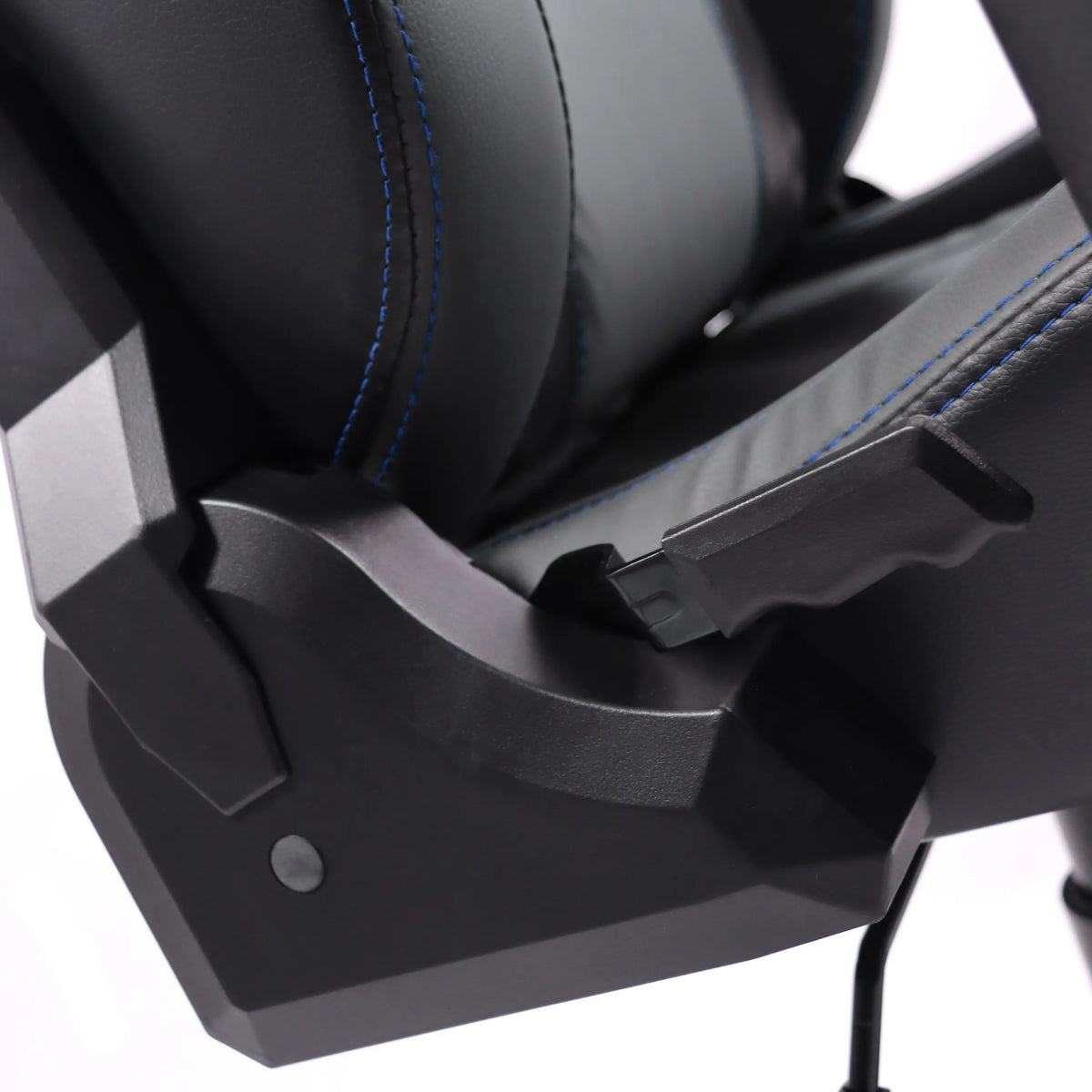 Justeringsmekanism och vaddering av Spelstol GAMEBREAKER POLARYS I i grått och blått från hjh OFFICE