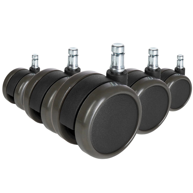 5x ROLO FREE 10mm/65mm | Hartböden - Stuhlrollen - buerostuhl24