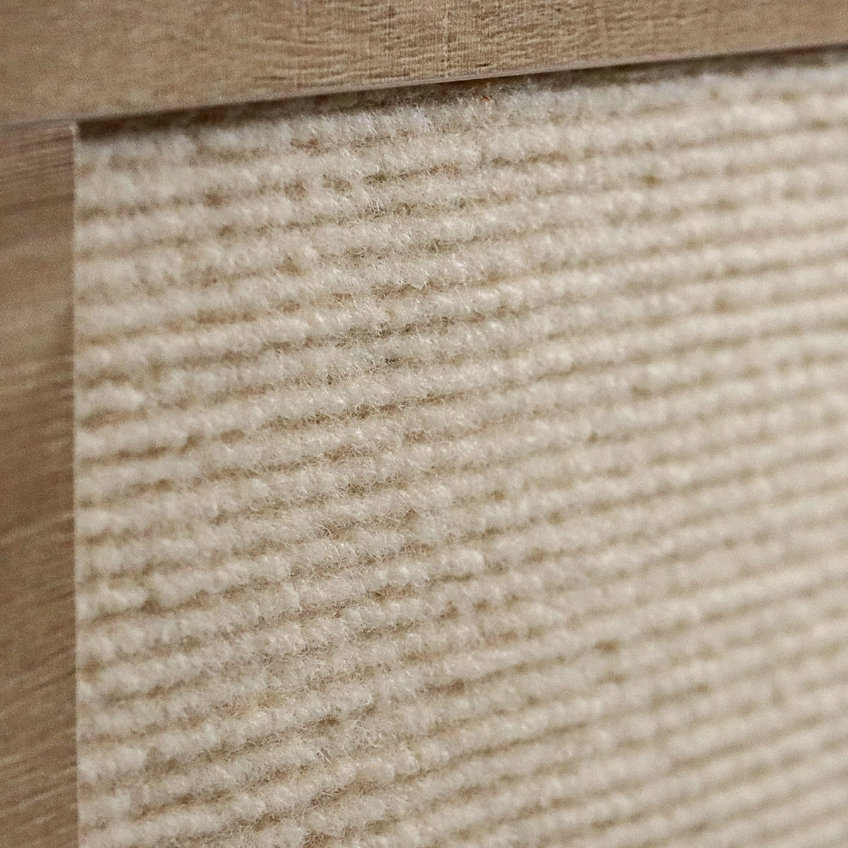 Beige, ribbad tygyta på Katthus KITTY PAWBOX 2 i eklook från hjh LIVING