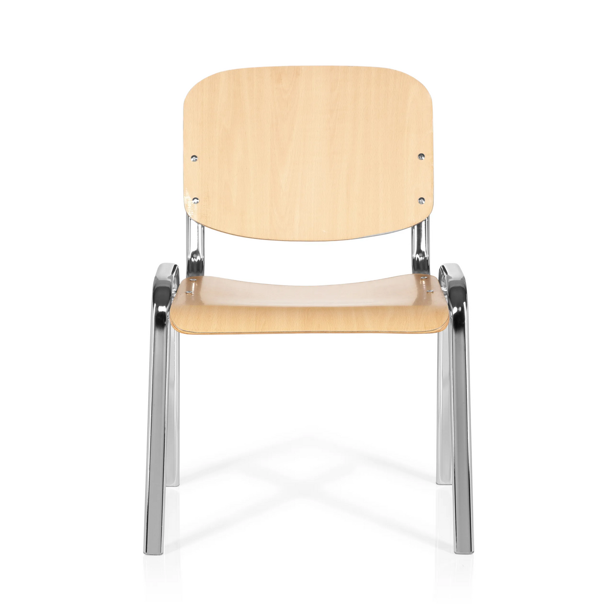 Fyrbent stol XT 600 C H i bok med kromställning från hjh OFFICE – 360-gradersvy (framifrån 0°)