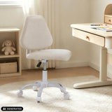 Beige snurrstol för barn Lumikid med hjul och gaslift från hjh OFFICE (AI-genererad bild)