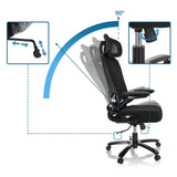 Justeringsmekanismer och tippfunktion för XXL snurrstolen INSTRUCTOR SW I PRO från hjh OFFICE