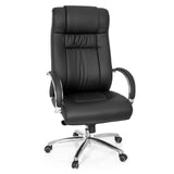 Svart snurrstol XXL G 600 med armstöd och femhjulig fotkorsbas från hjh OFFICE – 360-gradersvy (framifrån 20°)