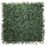 Grüne Pflanzenmatte LEAFLUXE 1 mit dichten, kleinen Blättern in quadratischer Form von hjh LIVING
