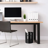 Svart papperskorg CLEAN III med 15 liters kapacitet från hjh OFFICE