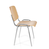 Fyrbent stol XT 600 C H i bok med kromställning från hjh OFFICE – 360-gradersvy (sidoprofil 80°)