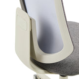 Sidstöd för ryggstödet på Home Office kontorsstol Sitflex Lady i grått från hjh OFFICE