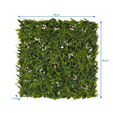 Måttritning av Växtmatta MORE GREEN I med 50 × 50 cm från hjh OFFICE