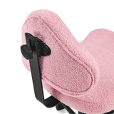 Svart justeringsanordning och rosa strukturtyg på Asanasit meditationsstol från hjh LIVING