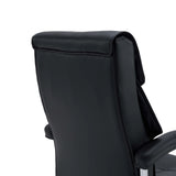 Baksidan av ryggstödet på Relax Prestio Home Office kontorsstol i svart från MyBuero