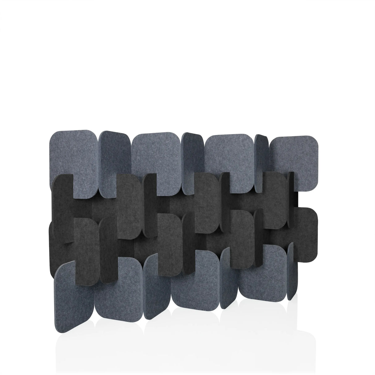 FLEXMIUT PLUG | 4-delat set (H x B x D) 114 x 174 x 25 cm - Skärmvägg 