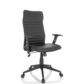 Svart Home Office kontorsstol ARTON 30 med tvärsömnad och armstöd från hjh OFFICE