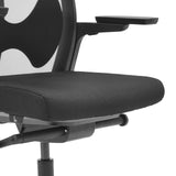 Svart sits och armstöd på den professionella kontorsstolen ARCEO B från hjh OFFICE
