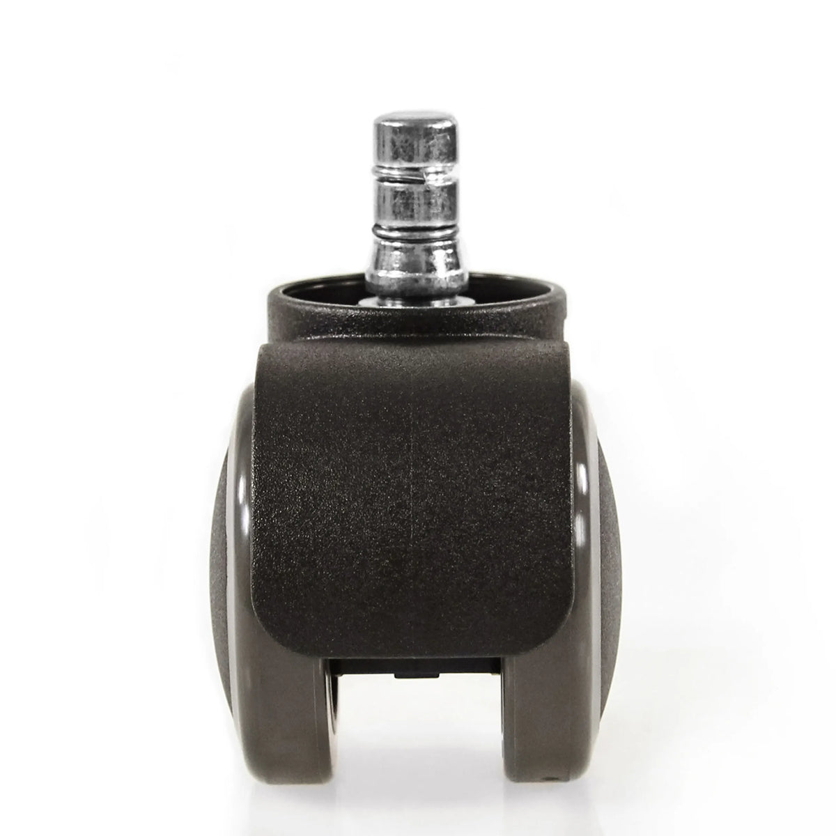 Svarta 5x ROLO No-Noise 11mm/50mm stolshjul för hårda golv med metallfäststift från hjh OFFICE