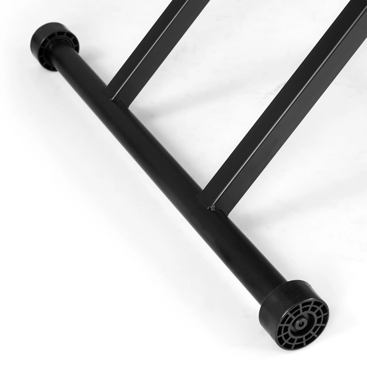 Svart metallram med plastglidare för möbeln Worktime Lift från hjh OFFICE