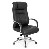 Svart snurrstol XXL G 600 med armstöd och femhjulig fotkorsbas från hjh OFFICE – 360-gradersvy (snett framifrån 40°)