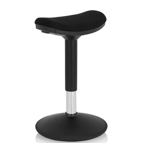 Svart ståstol BALANCE SIT I B med vadderad sits och rund fot från hjh OFFICE