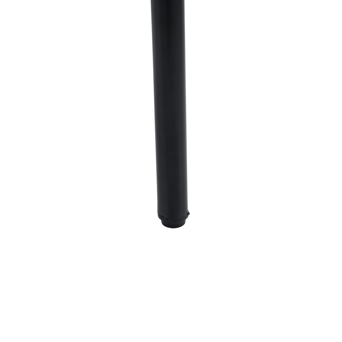 Svart fot med plastglidare för ALRANDA sittpallen från hjh LIVING