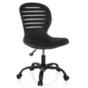 Svart Home Office kontorsstol CASLA med nätryggstöd och fem hjul från hjh OFFICE