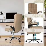 Beige Home Office chefsfåtölj RELAX WD 100 med justerbara armstöd och gaslift från MyBuero
