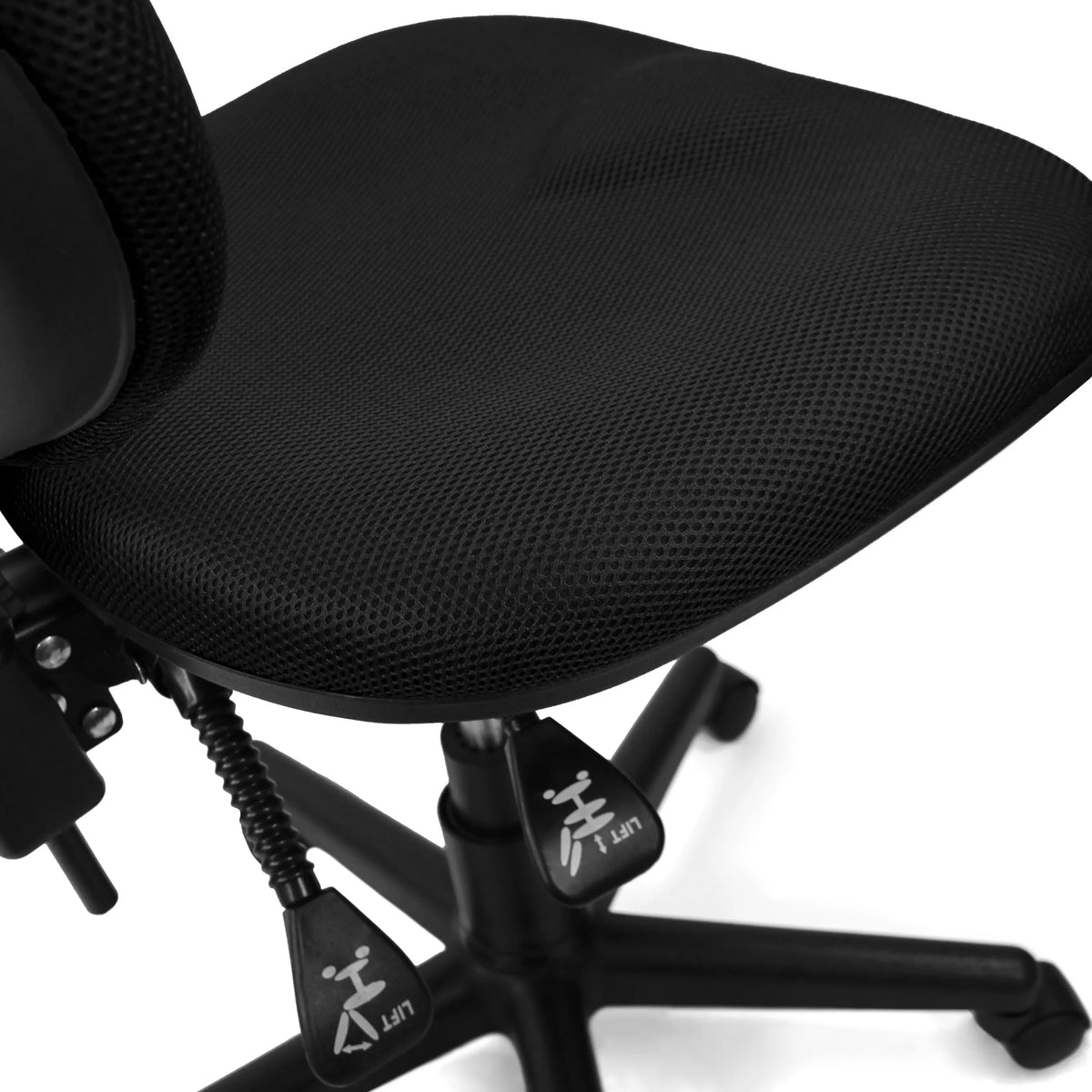 Sits och höjdjusteringsspak för Home Office kontorsstol CITY 25 i svart från hjh OFFICE