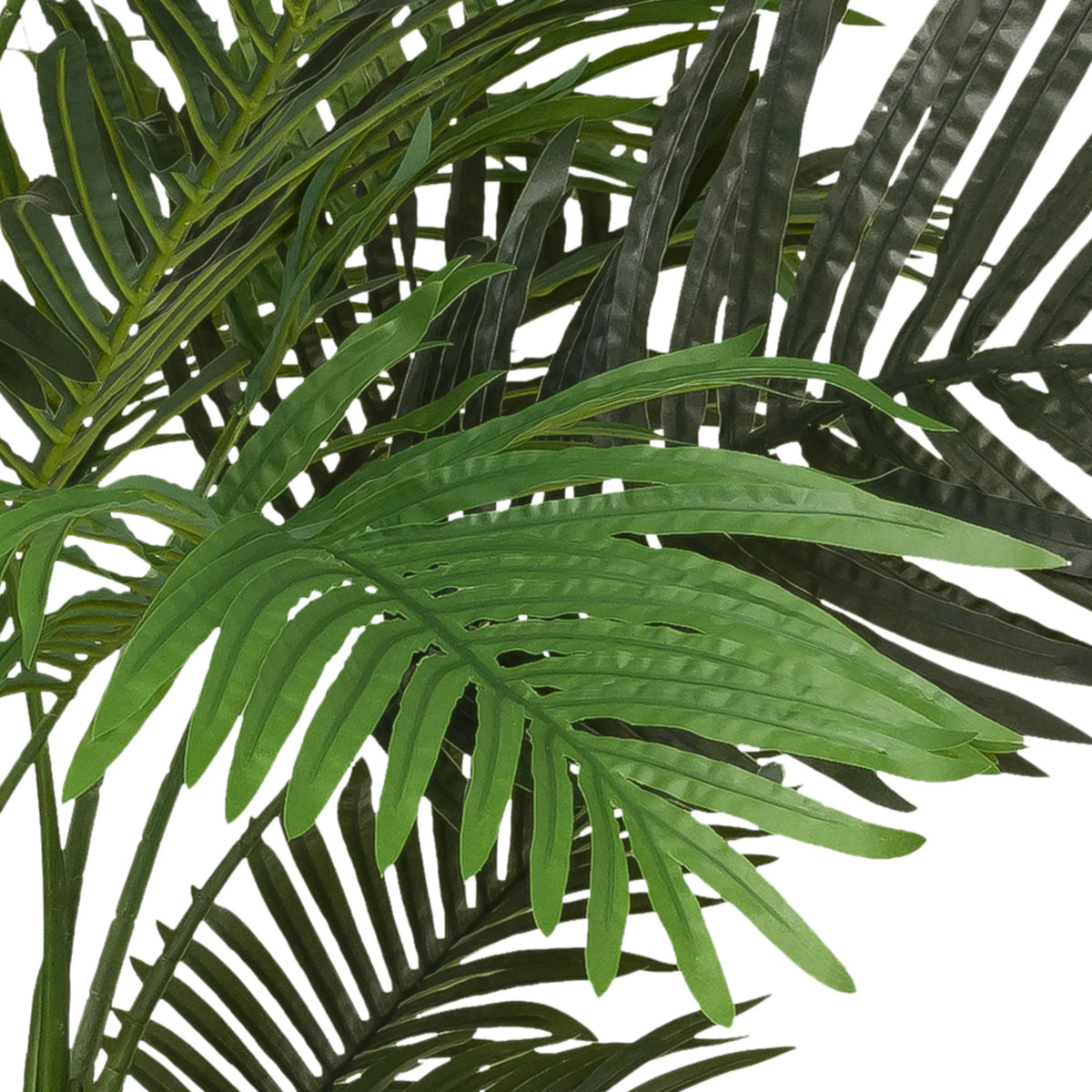 Gröna blad från den konstgjorda växten ARECA II från hjh OFFICE