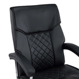 Svart ryggstöd med rutstygning på Relax Prestio Home Office kontorsstol från MyBuero