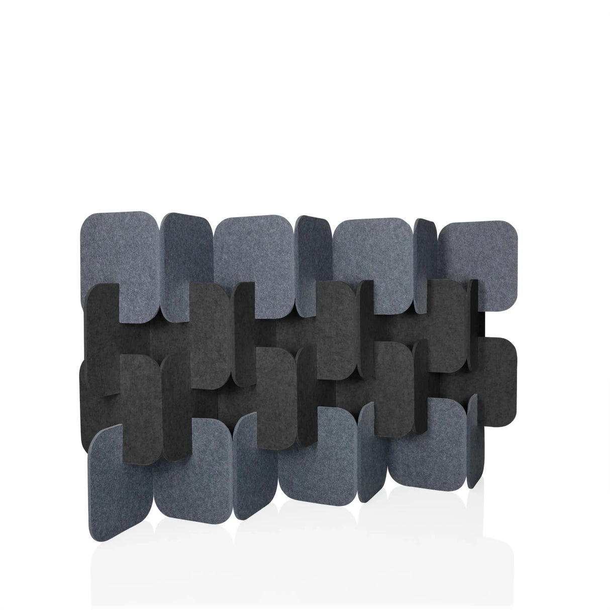 FLEXMIUT PLUG | 4-delat set (H x B x D) 114 x 174 x 25 cm - Skärmvägg 