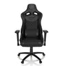 Svart Spelstol GAMEBREAKER SX 04 med quiltat mönster och armstöd från hjh OFFICE