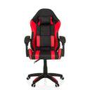 Spelstol GAMEBREAKER W02 i svart-röd med nackstöd och armstöd från MyBuero