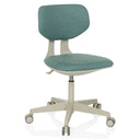 Blå Snurrstol för barn KID CLASSIC med beige underrede och fem hjul från hjh OFFICE